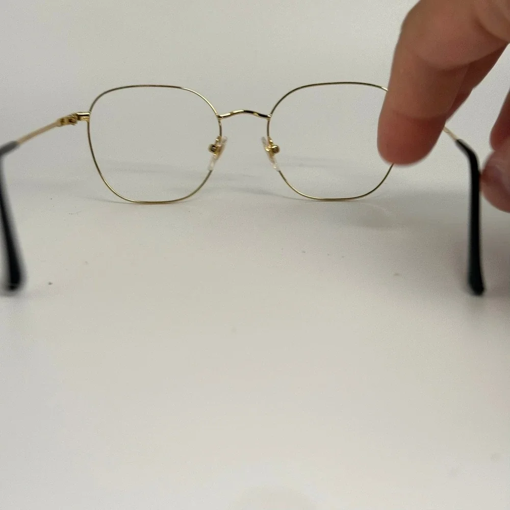 Vogue VO 4178 280 Gold Metal Geometric Eyeglass Frames 50-18-135 Mens Womens